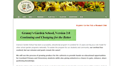 Desktop Screenshot of grannysgardenschool.org